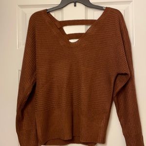 Brown sweater, small